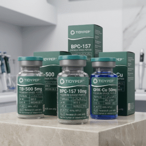 TB-500 (5mg x 10) + BPC-157 (10mg x 10) + GHK-Cu (50mg x 10)